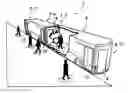Fig. 01 - Intercommunicating gangway between at least two road modules detachably connected to form a road train or set