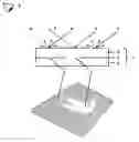 Fig. 01 - Method of checking the authenticity of a document with a co-laminated fabric layer inside