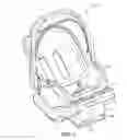 Fig. 02 - Car seat with integrated ratchet