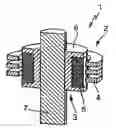 Fig. 01 - Magnetic bearing with high-temperature superconductor elements