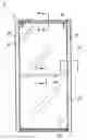 Fig. 01 - Frame assembly for reflective cabinet door