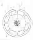 Fig. 22 - Hand brake torque input coupler and indicator
