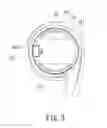 Fig. 04 - Respiratory mask including an adjustable forehead abutment member
