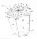 Fig. 01 - Blanks for making containers and resulting containers having decorated surfaces