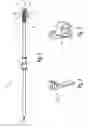 Fig. 02 - Extendable linkage, extendable handle, and drywall tool with extendable handle