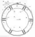 Fig. 01 - Air discharge system for an aeronautical turbine engine compressor