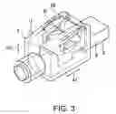 Fig. 04 - Connector with a conductive shell with a flange with an integral locking portion for engagement with a mating connector