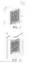Fig. 02 - Two part grille with interlocking connections for assembly in doors or the like