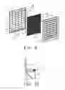 Fig. 06 - Two part grille with interlocking connections for assembly in doors or the like