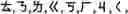 Fig. 04 - Keyboard arrangement for a phonetic symbol inputting method for chinese characters