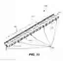 Fig. 15 - Solar collector having a spaced frame support structure with a multiplicity of linear struts