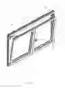Fig. 06 - Side hung and bottom hung double-opening window, structure, and control device thereof