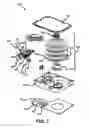 Fig. 02 - Fly-height management in a hard disk drive (HDD)