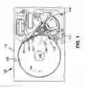 Fig. 02 - Aerodynamic device directing pressurized airflow to ports in the device for aerostatic sealing in a hard disk drive(HDD)