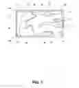 Fig. 08 - Head-slider configured to have multiple depth surfaces to avoid contact with a magnetic-recording disk wherein a leading side surface is deeper than a negative pressure deep recessed surface