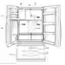 Fig. 01 - Refrigerator having ice making compartment with refrigerant pipe support structure
