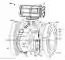Fig. 01 - Ultrasonic flow meter and transducer assembly with isolated transformer capsule
