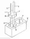 Fig. 01 - Masonry unit wall pipe support system