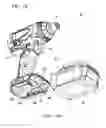 Fig. 19 - Electric tool powered by a plurality of battery packs and adapter therefor