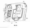 Fig. 14 - Portable printer with asymmetrically-damped media centering