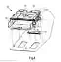 Fig. 04 - Electronic equipment with docking means for receiving an extractable element