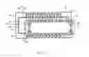 Fig. 07 - Board-to-board connector having a sidewall portion with a sloped guide surface with cut out