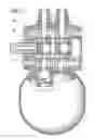 Fig. 12 - Inflatable penile prosthesis with spool valve