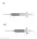 Fig. 02 - Adapter device for application of small amounts of fat graft material by use of syringes