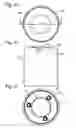 Fig. 16 - Fluid filter with an attachment structure on an endplate of the filtering element