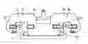 Fig. 01 - Equipment for the straightening of deformed electrolysis potshells, in particular for aluminium molten-bath electrolysis