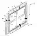 Fig. 01 - Adjustable canvas stretching assembly having adjustable stretching bars