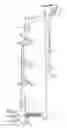 Fig. 01 - Cascading planar baffle reactor