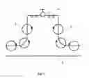 Fig. 02 - Reducing circulation in a wake turbulence behind an airplane flying at low altitude