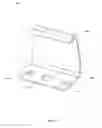 Fig. 02 - Support clips for lighting fixtures