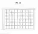 Fig. 28 - Layout of liquid crystal display panels and size of mother substrate