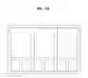 Fig. 44 - Layout of liquid crystal display panels and size of mother substrate