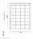 Fig. 72 - Layout of liquid crystal display panels and size of mother substrate