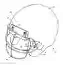 Fig. 01 - Helmet with partial turn faceguard mounting