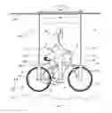 Fig. 09 - Elevated bicycle-based transportation system, connection apparatus for bicycle and modified bicycle