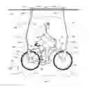 Fig. 11 - Elevated bicycle-based transportation system, connection apparatus for bicycle and modified bicycle