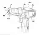 Fig. 01 - Hand-held machine tool having automatic shaft locking