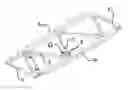 Fig. 01 - Strut system for the stabilization of the shell of an aerodynamic aircraft component for a commercial aircraft