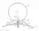 Fig. 01 - Portable, lightweight mount for a satellite antenna system