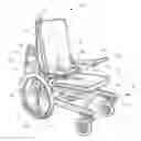 Fig. 01 - ERGONOMICAL MULTI-SPEED WHEELCHAIR