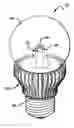 Fig. 01 - LED based pedestal-type lighting structure