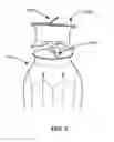 Fig. 08 - Pulp-formed wine bottle and containers for holding materials