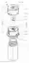 Fig. 01 - Dosage-dispensing unit for free flowing substances