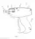 Fig. 02 - Plastic fastener dispensing hand tool having a novel anvil design to reduce needle sticks