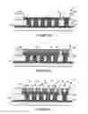 Fig. 08 - Microelectromechanical device including an encapsulation layer of which a portion is removed to expose a substantially planar surface having a portion that is disposed outside and above a chamber and including a field region on which integrated circuits are formed, and methods for fabricating same