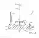 Fig. 08 - Golf putter head including a cantilevered alignment aid